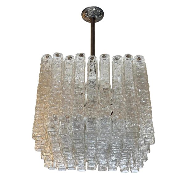 Down Lights - Handmade Hand Blown Glass Italian Square Pendant Light