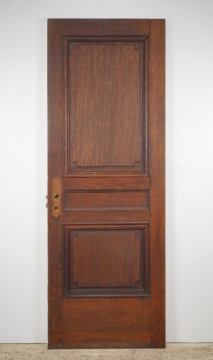 Entry Doors - Vintage Three Panel Wood Entry Door 31.75 x 88.25 in.