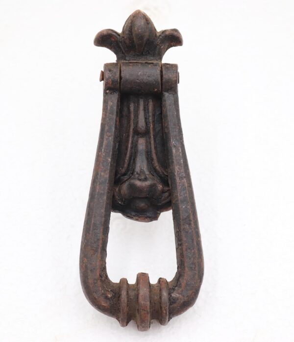 Knockers & Door Bells - Antique A. Kenrick & Sons Cast Iron Black Door Knocker