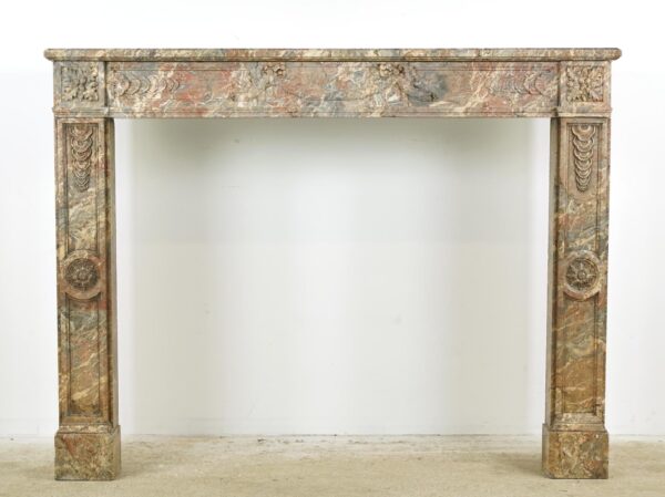 Marble Mantels - Waldorf Astoria French Regency Marble Fireplace Mantel