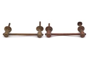 Cabinet & Furniture Pulls - Pair of Vintage Traditional 4.25 in. Brass Drawer Pulls