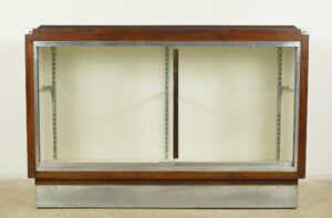 Commercial Furniture - Vintage European Glass Front Store Display Storage Case Counter
