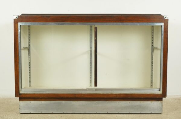 Commercial Furniture - Vintage European Glass Front Store Display Storage Case Counter