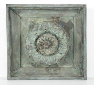 Copper Mirrors & Panels - Early 20th Century Copper Architectural Rosette Element
