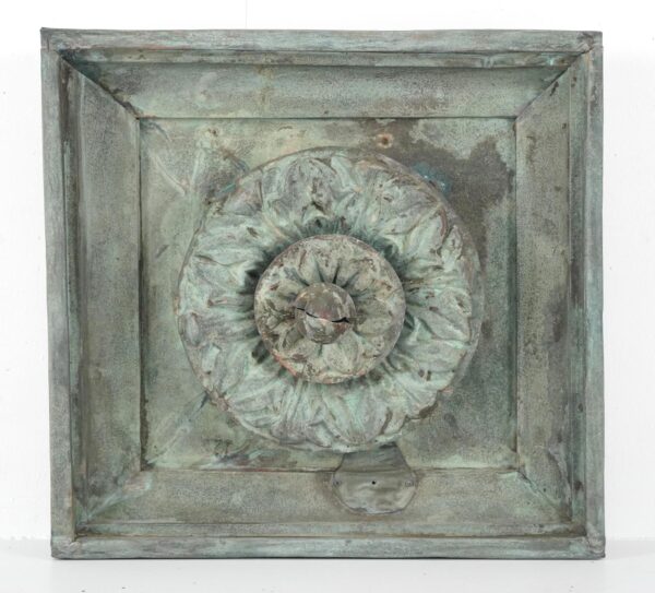 Copper Mirrors & Panels - Early 20th Century Copper Architectural Rosette Element