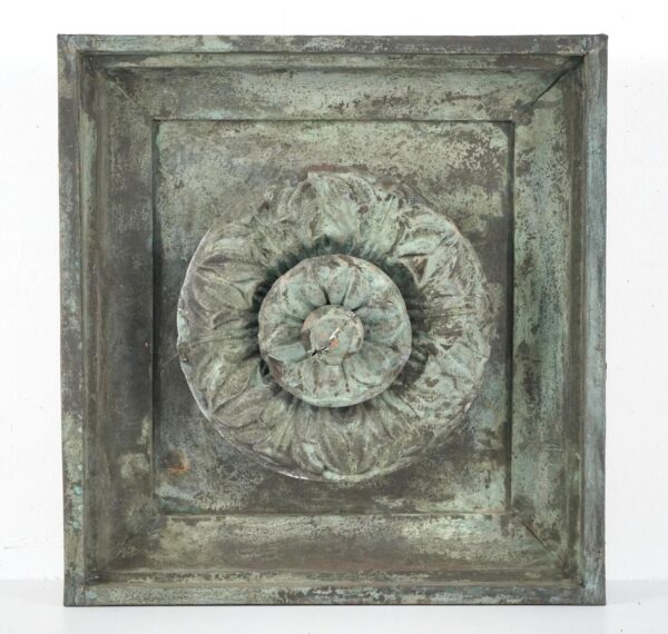 Copper Mirrors & Panels - Early 20th Century Copper Rosette Architectural Element