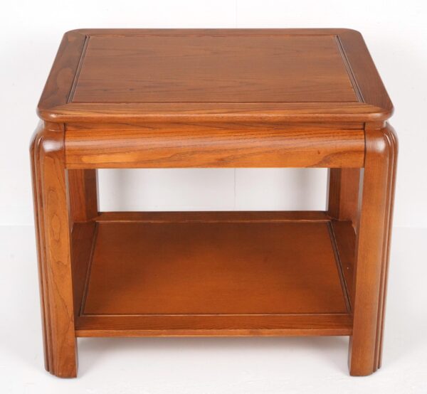 Living Room - Vintage 1970s Ming Style Wood Side Table