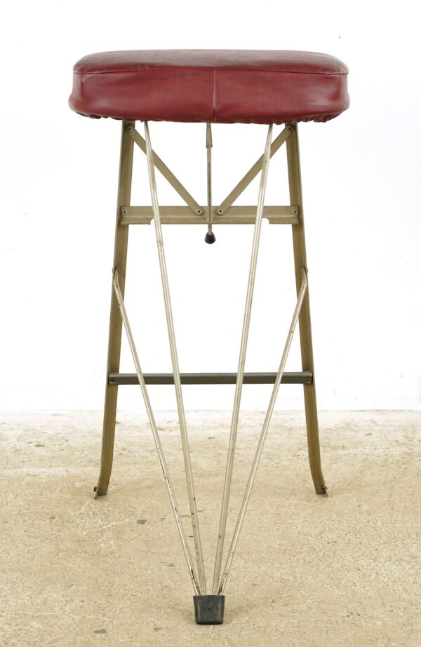 Seating - Vintage 1950s French Industrial Libellule Workshop Stool
