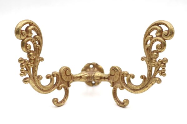 Single Hooks - Victorian Polished Brass Antique Hall Tree Hook