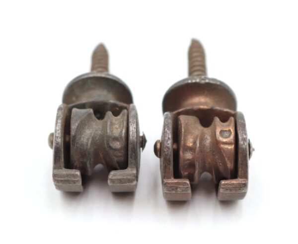 Window Hardware - Pair of Antique Cast Iron Window Sash Pulleys