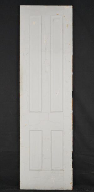 Closet Doors - Vintage Four Panel White Wood Closet Door 24 x 83.25 in.