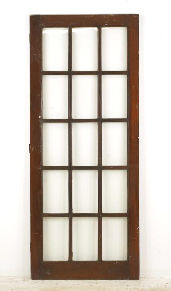 French Doors - Vintage 15 Lite Wood French Door 31.625 x 76.375 in.