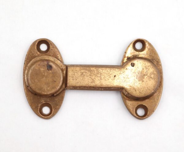 Window Hardware - Vintage Classic Brass Oval Window Shutter Latch