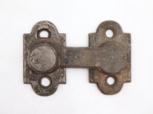 Window Hardware - Vintage Classic Nickeled Brass Arch Window Shutter Latch