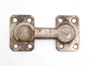 Window Hardware - Vintage Classic Nickeled Brass Window Shutter Latch