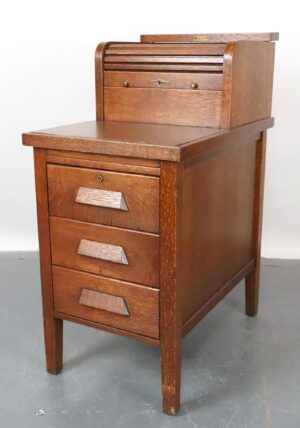 Cabinets - Antique The McCaskey Register Co. Quarter Sawn Oak File Cabinet
