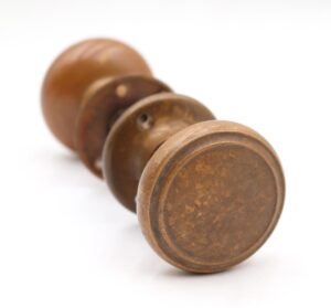 Door Knob Sets - Vintage Concentric Bronze Passage Door Knob Set