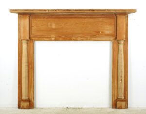 Wood Mantels - Traditional Unfinished Wooden Fireplace Mantel
