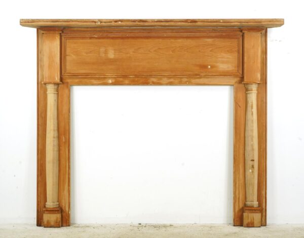 Wood Mantels - Traditional Unfinished Wooden Fireplace Mantel