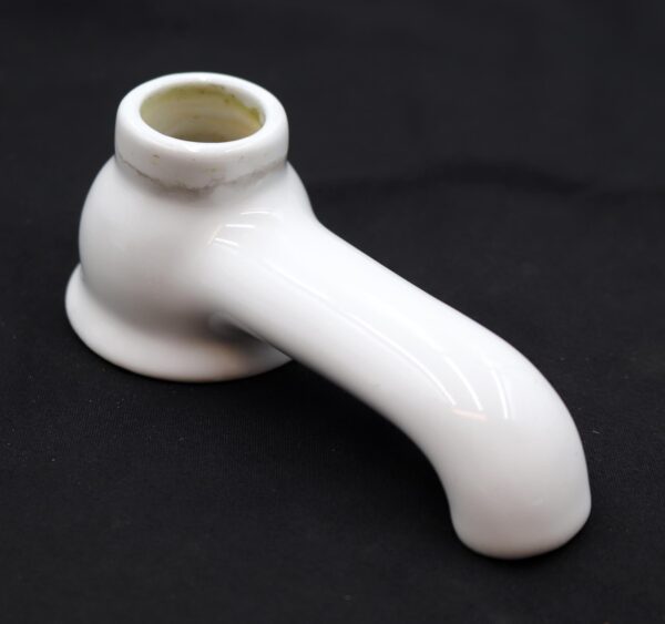 Bathroom - Vintage White Ceramic Faucet Spout