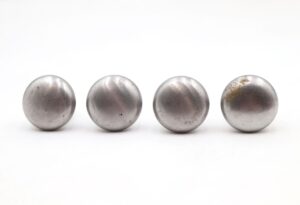 Cabinet & Furniture Knobs - Set of 1.125 in. Plain Round Steel Drawer Cabinet Knobs
