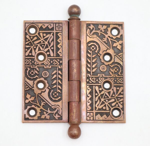 Door Hinges - Antique Aesthetic 4 x 4. in. Bronze Butt Door Hinge