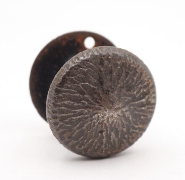 Door Knob Sets - Arts & Crafts Cast Iron Dummy Door Knob Set