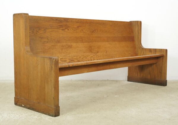 Seating - Reclaimed 6 ft. Oak Courtroom Bench