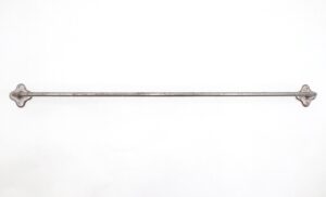 Bathroom - Vintage 24.125 in. Nickel Finish Steel Towel Bar