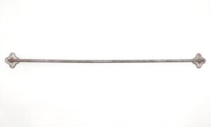 Bathroom - Vintage 24.25 in. Nickel Finish Steel Towel Bar