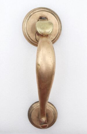 Door Pulls - Vintage 10.5 in. Brass Thumb Latch Door Pull Handle