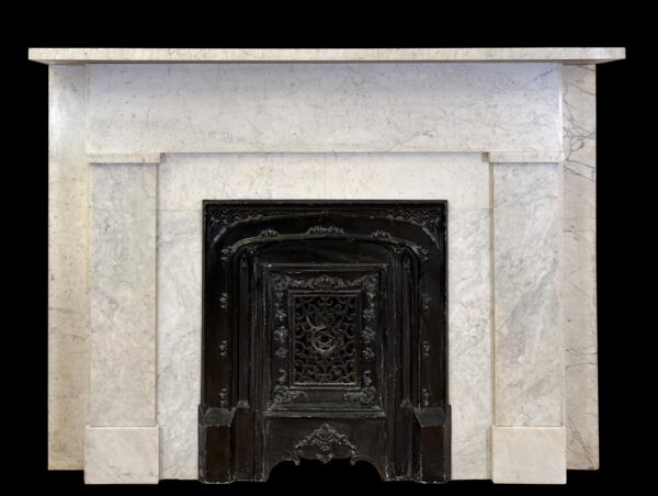 marble-mantels-regency-style-marble-mantel-with-square-cast-iron-summer-screen-r291294