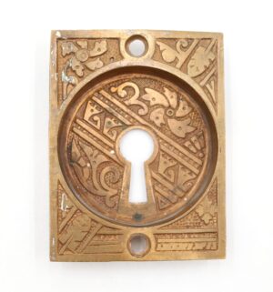 Pocket Door Hardware - Antique Brass Aesthetic Pocket Door Recessed Pull