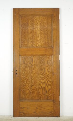 Standard Doors - Vintage Two Panel Oak Passage Door 35.75 x 84 in.