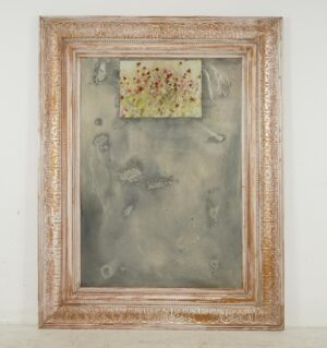 Video of Handmade Silvered Glass Wood Molding Wall Mirror.